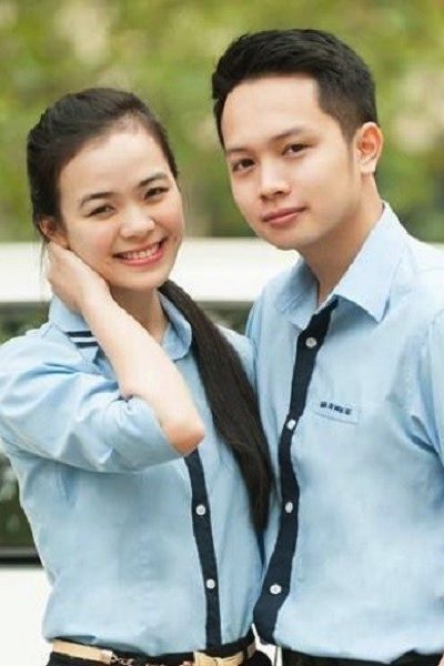 Đồng phục học sinh sinh viên – Đồng phục sinh viên áo sơ mi xanh tay dài  01