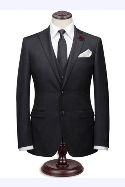 Đồng phục công sở – Áo vest nam màu đen 40