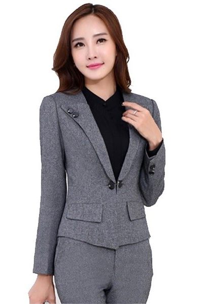 Đồng phục nhà hàng khách sạn – Đồng phục quản lý quần tây, áo vest xám 17