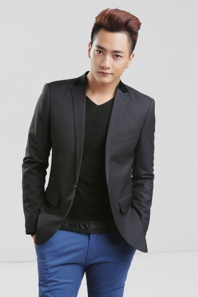 Đồng Phục Công Sở-Áo Vest Nam Màu Đen 103