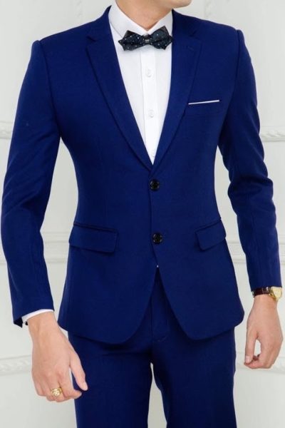 Đồng Phục Công Sở-Áo Vest Nam Màu Xanh 86