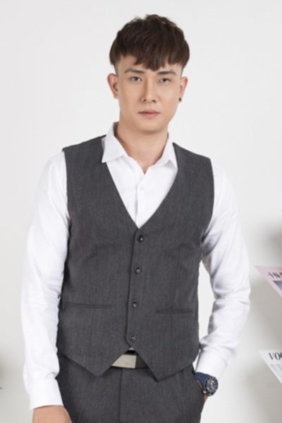 Đồng Phục Công Sở-Áo Gile Nam Màu Xám 92