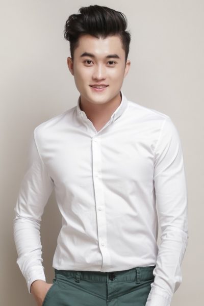 Đồng phục công sở – Áo sơ mi nam dài tay màu trắng 34