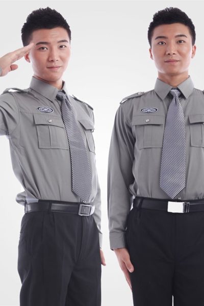 Đồng phục bảo vệ vệ sĩ – Quần áo bảo vệ vệ sỹ dài tay màu xám 72