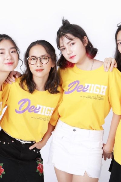 Đồng Phục Áo Thun-Áo Thun Nhóm Lớp Cổ Tròn Màu Vàng 71
