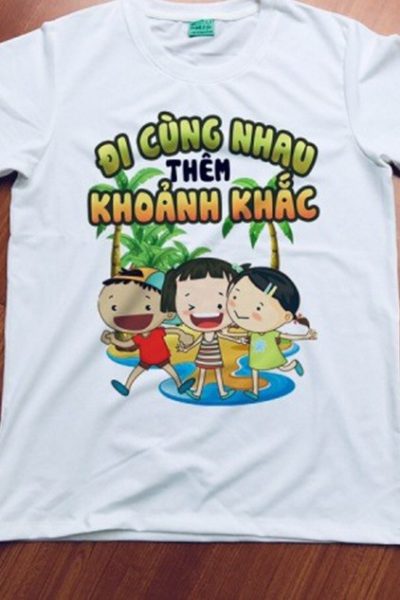 Đồng Phục Áo Thun-Áo Thun Nhóm Lớp Cổ Tròn Màu Trắng 37
